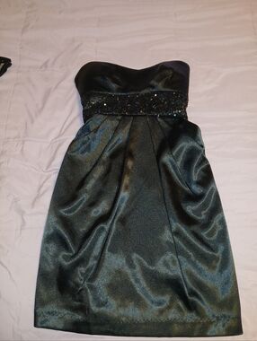 Black Satin Dress